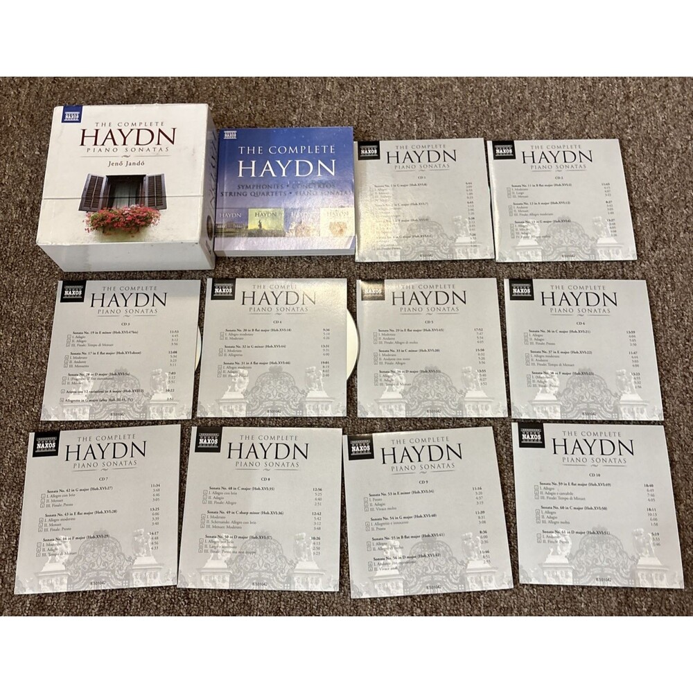 Classic CD 10 CD Box set Haydn: Complete Piano Sonatas (CD MINT, BOX OK)